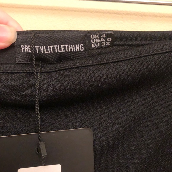 PLT Black off the shoulder bodycon dress - Picture 4 of 8